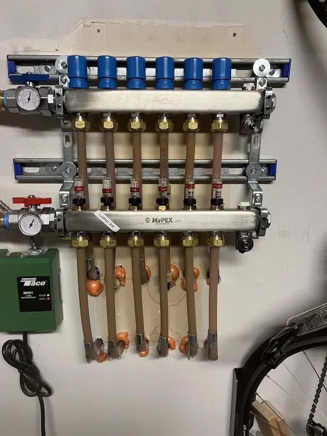 Plumber performing Leak Detection at a residential property in Libby